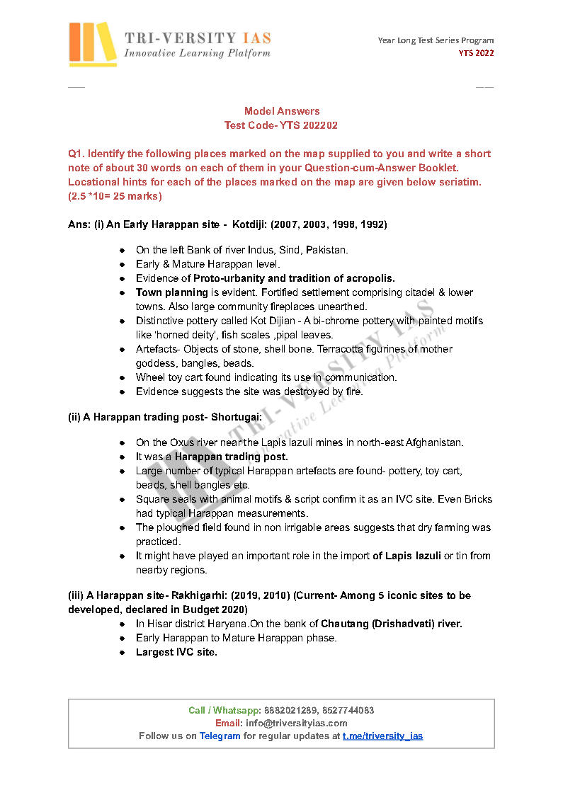 TriVersity IASHistory OptionalTest Series 2022English MediumNotesindia